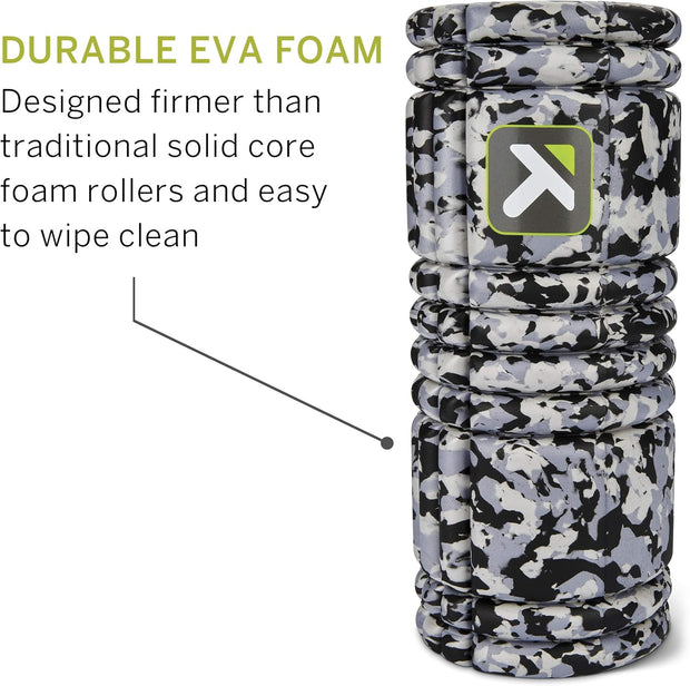 TriggerPoint Grid 1.0 Foam Roller - 13" Multi-Density Massage Roller for Deep Tissue & Muscle Recovery - Relieves Tight, Sore Muscles & Kinks, Improves Mobility & Circulation - Targets Key Body Parts