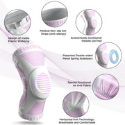 NEENCA Professional Knee Brace for Pain Relief, Medical Knee Support with Patella Pad & Side Stabilizers, Compression Knee Sleeve for Meniscus Tear, ACL, Joint Pain, Runner, Workout - FSA/HSA Eligible