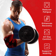 Nordic Lifting Elbow Compression Sleeves (1 Pair) – Support for Pain Relief, Tendonitis, Golfer’s & Tennis Elbow Recovery