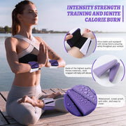 Wrist Weights for Women At Home Ankle Weights Set of 2 (1 lb /2 Lbs Each) Adjustable Weighted Wristbands Arm Leg Weights for Women Men Suitable for Walking Swimming Running Pilates Yoga Gym