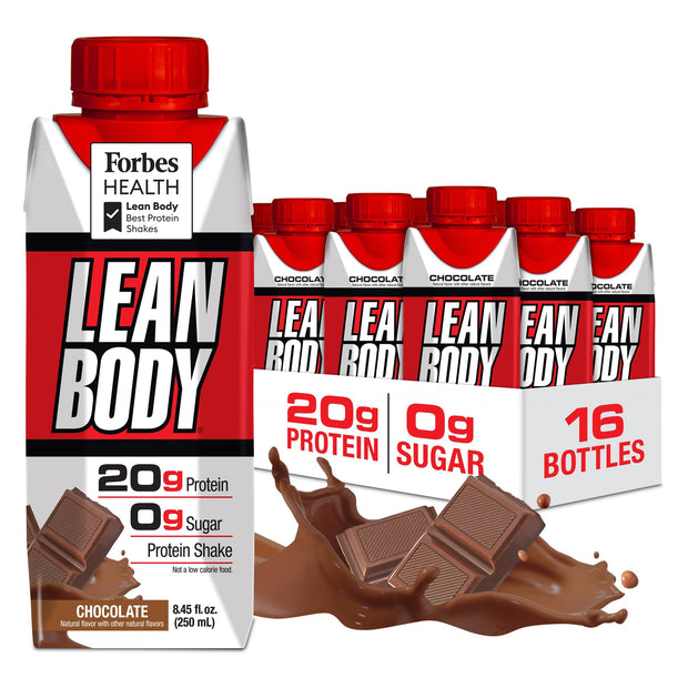 Labrada Lean Body Ready-to-Drink Strawberry Protein Shake, 40g Protein, Whey Blend, 0 Sugar, Gluten Free, 22 Vitamins & Minerals, 17 Ounce (Recyclable Carton & Lid - Pack of 12) LABRADA