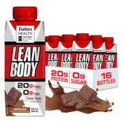 Lean Body Ready-to-Drink Salted Caramel Protein Shake, 20g Protein, Whey Blend, 0 Sugar, Gluten Free, 22 Vitamins & Minerals, (Recyclable Carton & Lid - Pack of 4)