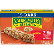 Nature Valley Sweet and Salty Nut Granola Bars, Cashew, 15 Bars, 18 oz