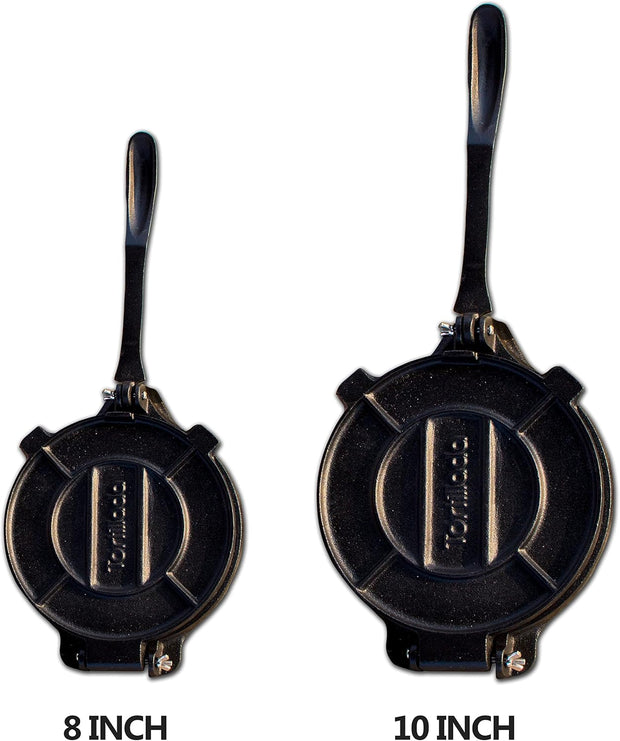 Tortillada – Premium Tortilla Press Cast Iron with Recipes E-Book (12 Inch)