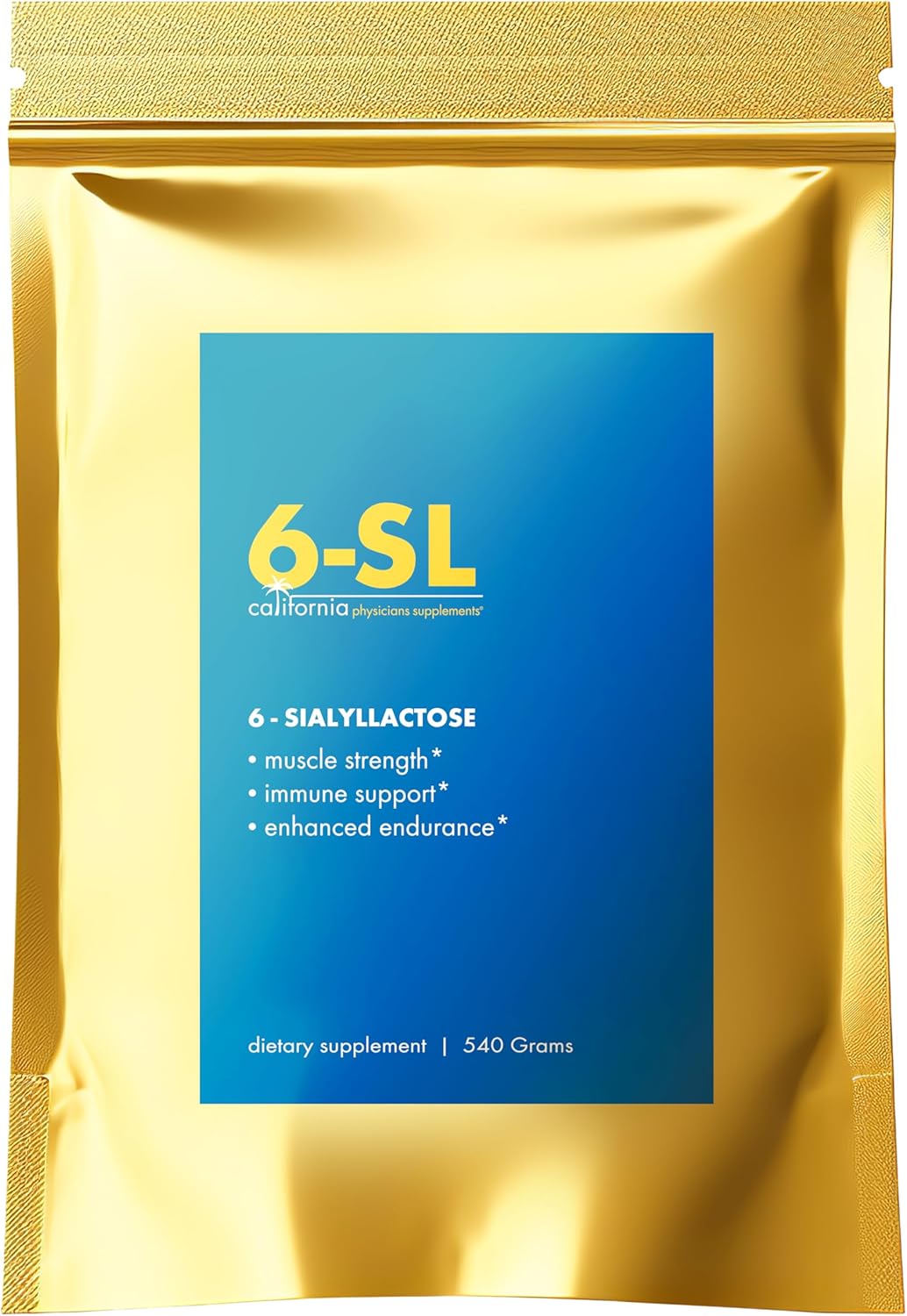 6-Sialyllactose (6-SL) - Muscle Support Supplement to Increase Strength, Build Lean Muscle Mass, Enhance Recovery, and Boost Performance - 135 Servings