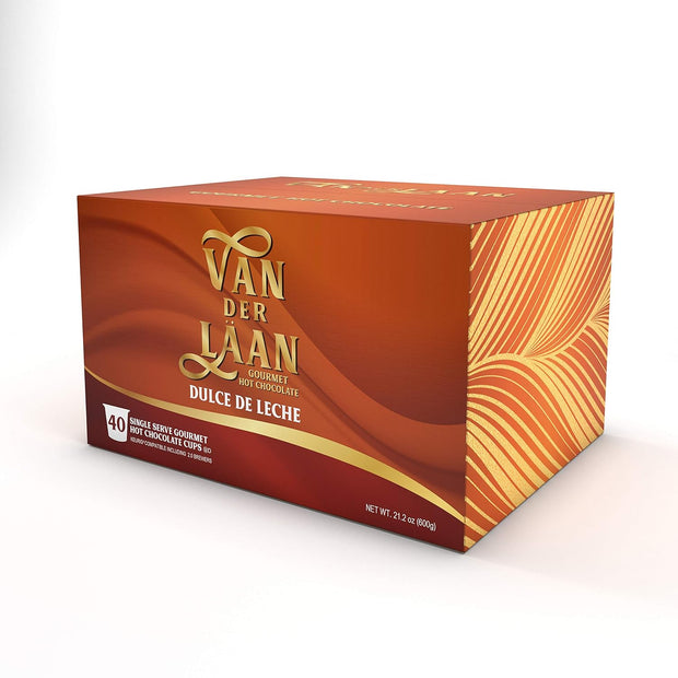 Van Der Laan Chocolate Hot Cocoa Pods, Gourmet Dutch Chocolate Assorted Variety Pack Compatible with K Cup Brewers Including 2.0, 40 Count