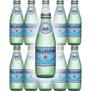 San Pellegrino Sparkling Natural Mineral Water, 8.45oz Glass Bottle (Pack of 10)