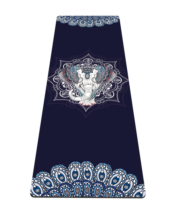 nuveti Yoga Mat Print Extra Thick TPE Non Slip Fitness Exercise Mat with Carrying Bag,72"x24" Extra Thick 6MM Exercise & Workout Mat for Yoga, Pilates Fitness and Floor Exercises