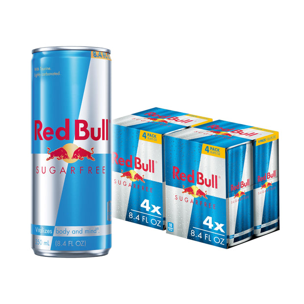 Red Bull Pink Edition Sugar Free Energy Drink, Wild Berries, 8.4 fl. oz., Pack of 8 cans, with 80mg Caffeine, Taurine & B Vitamins