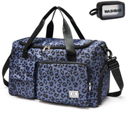 Small Gym Bag for Women, Travel Duffle Bag Carry On Weekender Bag with Shoe Compartment