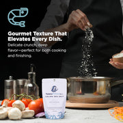 Santa Prisca & Co. Premium Colima Sea Salt – Hand-Harvested, Unrefined Mexican Sea Salt Crystals | Gourmet Finishing Salt for Cooking, Grilling & Everyday Use | Mineral-Rich, Small Batch, 8 oz