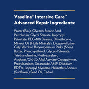 Vaseline Intensive Care Unscented Advanced Repair Body Lotion - Ultra-Hydrating with Lipids for Extremely Dry Skin, 20.3 oz, Pack of 3