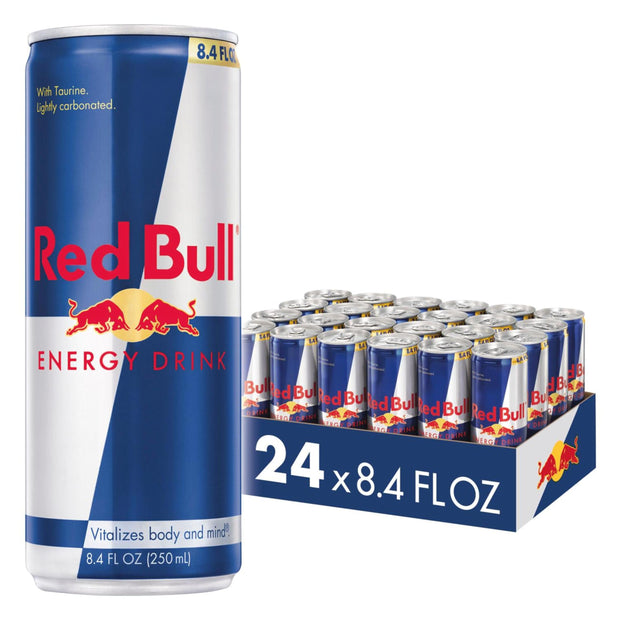 Red Bull Energy Drink with 151mg Caffeine plus Taurine & B Vitamins, 16 Fl Oz, Pack of 12 Cans