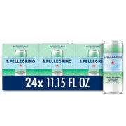 S.Pellegrino Sparkling Natural Mineral Water, Unflavored, 11.15 Fl. Oz (Pack of 24)