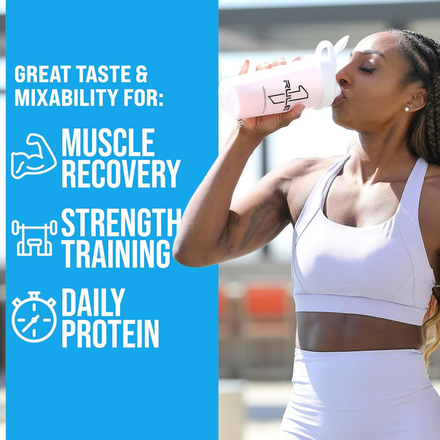 Rule 1 Whey Protein – 24g Fast-Acting Protein from All-Whey Sources with Naturally Occurring EAAs & BCAAs for Workout Recovery or Anytime Use (5 Pounds*, Vanilla Ice Cream)