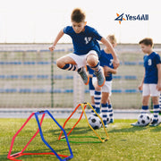 Yes4All Hex Agility Rings/Speed Rings with Carrying Bag – Hexagon Rings, Agility Hurdles for Agility Footwork Training