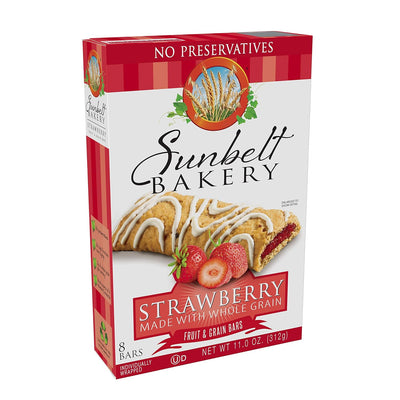 Sunbelt Bakery Strawberry Fruit & Grain Bars, 24 Count