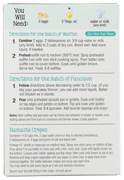 Namaste Foods Gluten Free Waffle & Pancake Mix, 21 oz (Pack of 6)