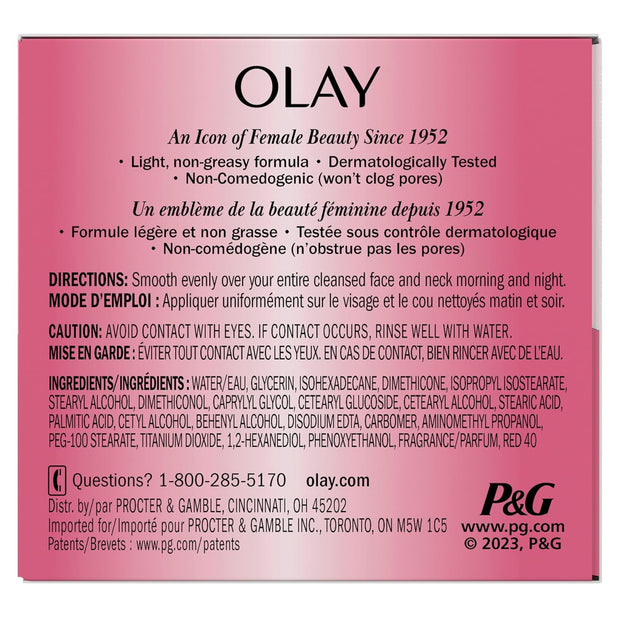 Olay Active Hydrating Cream Face Moisturizer, 1.9 fl oz