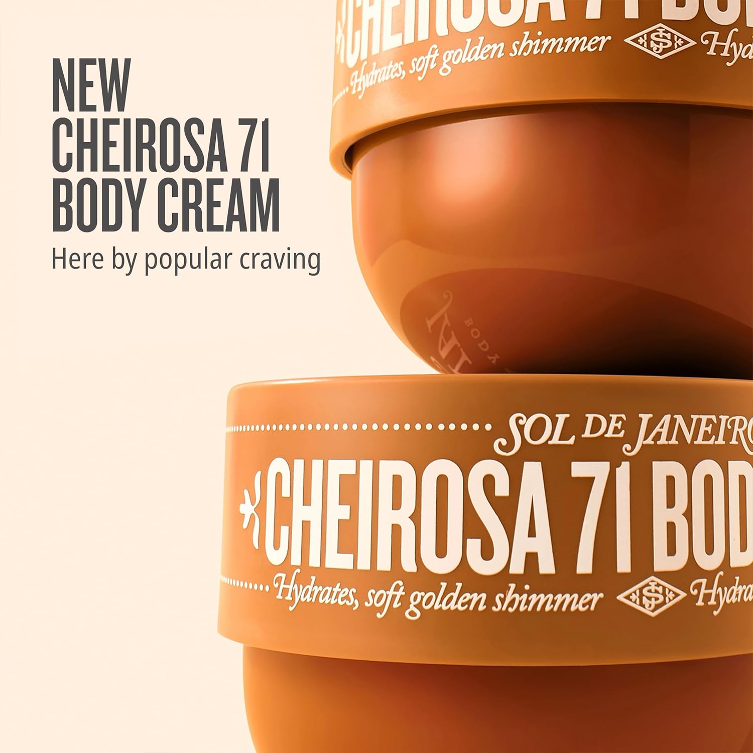 Sol de Janeiro Limited Edition Cheirosa 71 Shimmering Body Cream | 8.1 fl oz/ 240ml | Glow Cream for Body | Amazon Exclusive