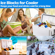 XANGNIER Extra Large Ice Block Mold,4 Pack 9.4lbs Ice Cubes for Cold Plunge or Coolers,Reusable Silicone Ice Molds for Ice Bath Chiller,Big Ice Tray