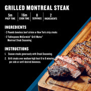 McCormick Grill Mates Montreal Steak Seasoning, 11.62 oz