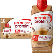 Premier Protein Shake, Cinnamon Roll, 30g Protein, No Added Sugar, 24 Vitamins & Minerals to Support Immune Health, 11 fl oz, 4 Pack (Packaging May Vary)
