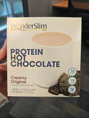 Wonderslim Protein Hot Chocolate with Marshmallows, Hot Cocoa, Low Sugar, Low Carb, Keto Friendly & Gluten Free (7ct)