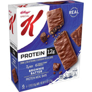 Special K Bar Protein Meal Bars, 12g of Protein, Good Source of Fiber, Brownie Batter (6 Boxes, 36 Count)