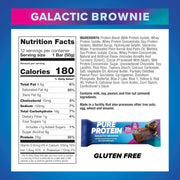 Pure Protein Galactic Brownie Bars - 12 Count Box | 20g High Protein, Gluten-Free, On-the-Go Snack | Ideal Pre & Post-Workout Fuel | Low Sugar, Great Taste!