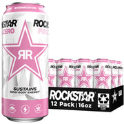 Rockstar Pure Zero Energy Drink,3 Flavor Pure Zero Variety Pack 2, 0 Sugar, with Caffeine and Taurine, 16oz Cans (12 Pack) (Packaging May Vary)