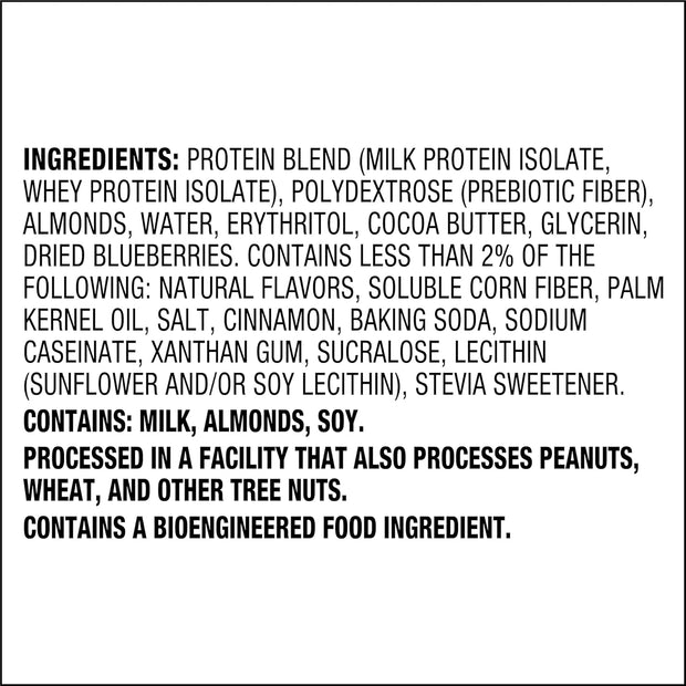 Quest Nutrition Blueberry Muffin Protein bar, 8.48 Oz (Pack Of 4)