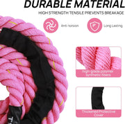 Weighted Jump Rope for Fitness – Heavy Skipping Rope for Women & Adults, Ideal for Home Gym Workouts, Strength Training, Weight Loss, and Boxing