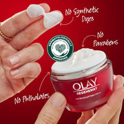 Olay Face Moisturizer, Regenerist Micro-Sculpting Facial Cream for Women - Instant Hydration, Anti-Aging, Anti-Wrinkle, Firming Skin Care - Hyaluronic Acid, Niacinamide, Amino Peptides, 1.7 Oz