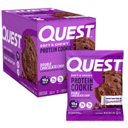 Quest Nutrition Chocolate Chip Protein Cookie, 15g Protein, 1g Sugar, 2g Net Carbs, Keto Friendly, High Protein, Low Carb; 12 Count