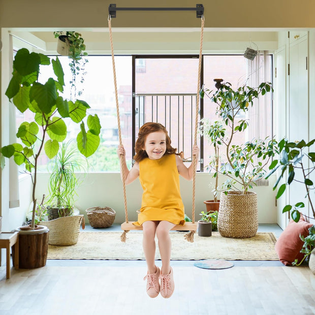 Wall Mounted Doorway Pull Up Bar, Heavy Duty Strength Training Pull-Up Bars for Doorframe, Support Beam or Joist Mount Thick Metal Sturdy Construction Support 500 lbs