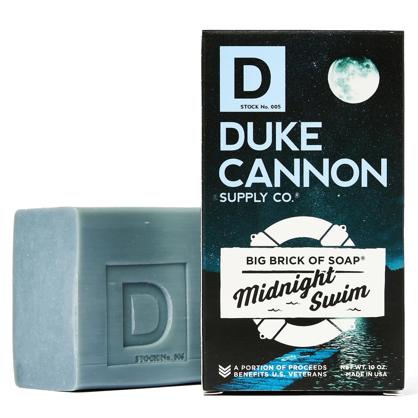 Duke Cannon Supply Co. Big Brick of Soap - Superior Grade, Extra Large Men's Bar Soap with Masculine Scents, Body Soap, All Skin Types, 10 oz