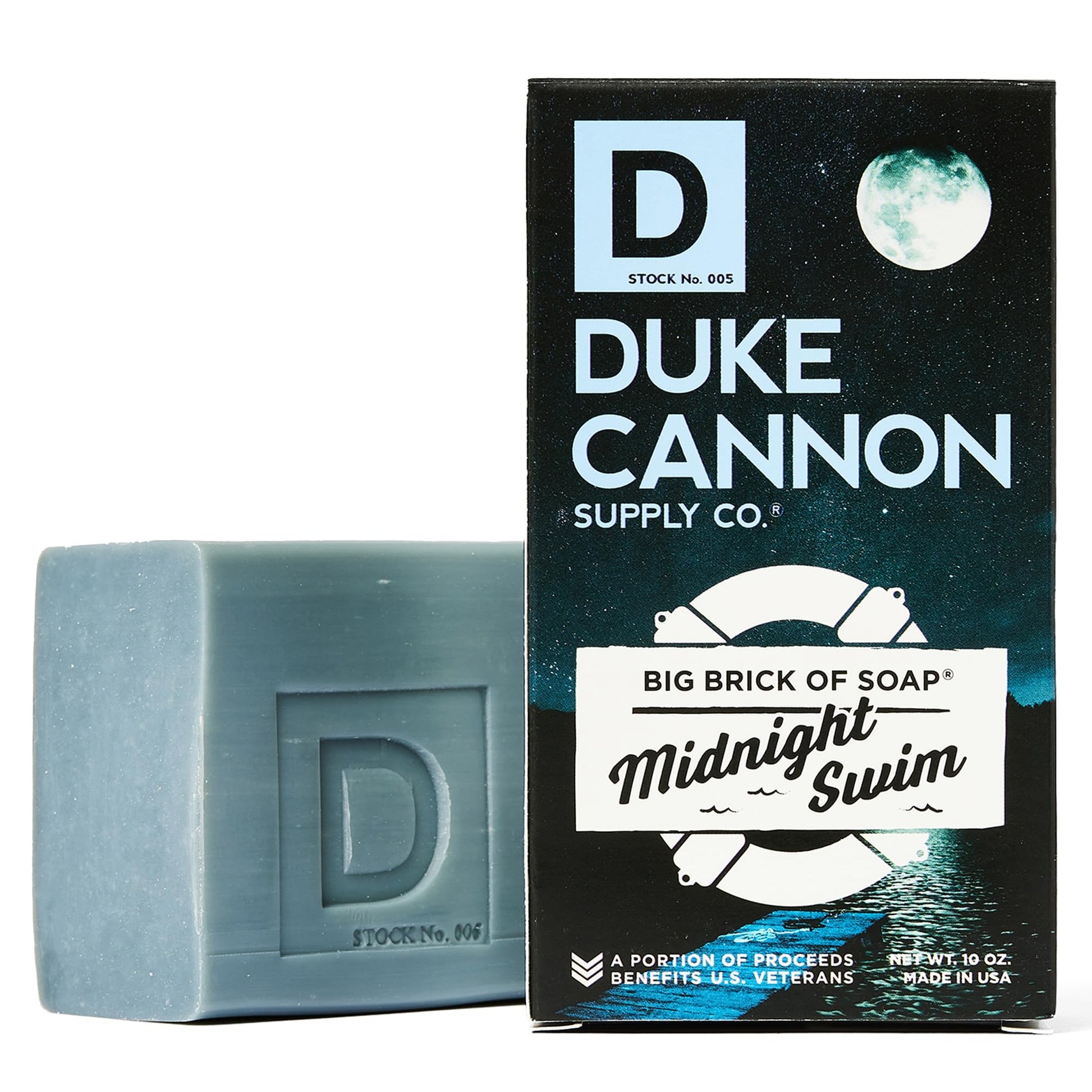 Duke Cannon Supply Co. Big Brick of Bay Rum Soap, 10 oz - Superior Grade Men's Soap with Aromatic Summer Scent of Citrus Musk, Cedarwood and Island Spice