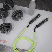 Level 2 Weighted Jump Rope Set - (1LB, 2LB) HIIT Workout Ropes - For Fitness, Exercise, Boxing, and Strength Training - Heavy Ropes For Intermediate to Advanced Jumpers - Two Ropes Included