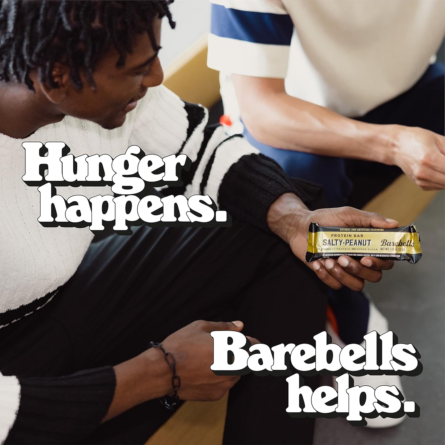 Barebells Protein Bars Salty Peanut - 12 Count, Pack of 2 - Protein Snacks with 20g of High Protein - Chocolate Protein Bar with 1g of Total Sugars - Perfect on The Go Protein Snack & Breakfast Bars.