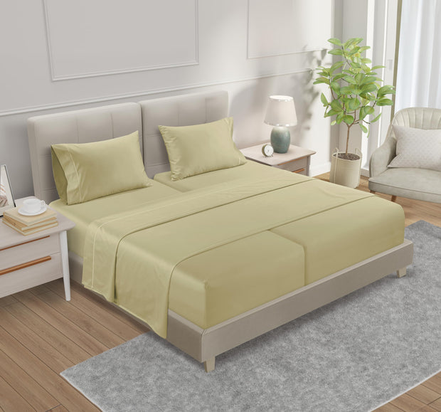 100% Egyptian Cotton Sheets King Size Sheets Set with Fully Elasticated Fitted Sheet & Pillowcase sets, 800 TC Hotel Collection Deep Pocket King Sheet Set, No Pill Soft Breathable Luxury White Bedding