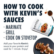 Kevin's Natural Foods Korean BBQ Sauce - Paleo Simmer Stir-Fry Sauce, Gluten Free, No Preservatives, Non-GMO - 3 Pack (Korean BBQ)