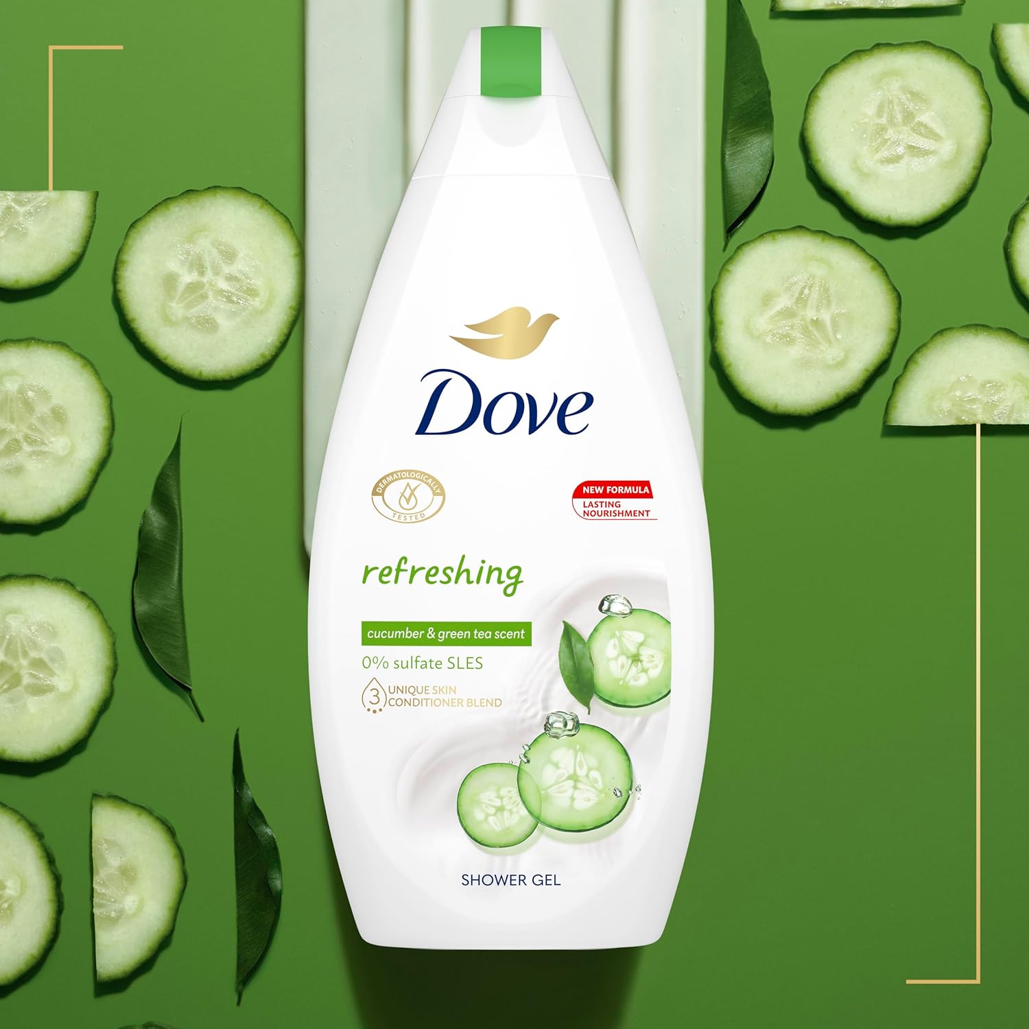 Dove Fresh Touch Shower Gel 16.9oz (500ml)
