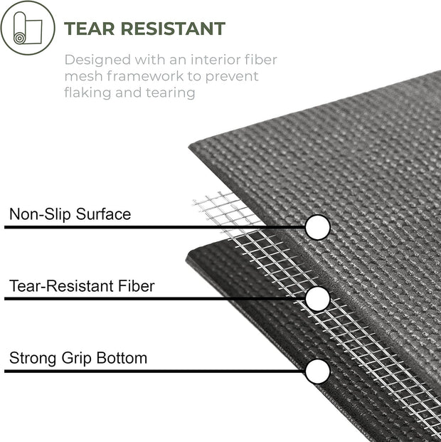 Sunshine Yoga 10-Pack Explore Yoga Mat, 68" x 24" Exercise Mat, 4mm Thick Non Slip Workout Mat, Anti-Tear Gym Mat, Bulk Yoga Mats for Home Workout or Studio