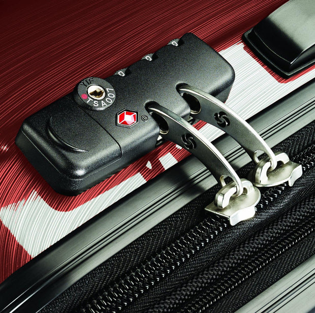 Samsonite Winfield 2 Hardside Expandable Luggage with Spinner Wheels, Burgundy, Checked-Medium 24-Inch