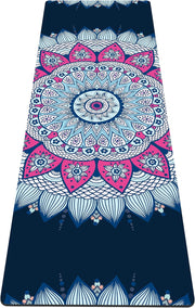 nuveti Yoga Mat Print Extra Thick TPE Non Slip Fitness Exercise Mat with Carrying Bag,72"x24" Extra Thick 6MM Exercise & Workout Mat for Yoga, Pilates Fitness and Floor Exercises