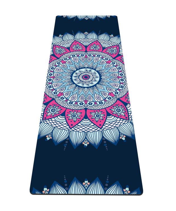 nuveti Yoga Mat Print Extra Thick TPE Non Slip Fitness Exercise Mat with Carrying Bag,72"x24" Extra Thick 6MM Exercise & Workout Mat for Yoga, Pilates Fitness and Floor Exercises