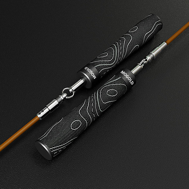 Weighted Jump Rope for Men Women -Interchangeable 1/5lb 1/4lb 1/2lb Heavy jump ropes - 360 Degree Spin - Length Adjustable,Ergonomics Leather Grip Skipping Rope for Fitness Weight Loss & More