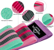 Pilates Essentials Kit for Home Women, Pilates Equipment for Workouts, 6 Fabric Resistance Bands, 12 Inch Magic Circle Yoga Ring, Mini Exercise Ball, Great Exercise Equipment