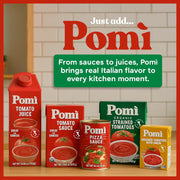 Pomì Tomato Sauce 17.64oz (Pack of 12) - Creamy, Velvety Italian Sauce with a Touch of Salt, No Additives or Preservatives - Made from 100% Fresh Italian Tomatoes, BPA-Free Carton